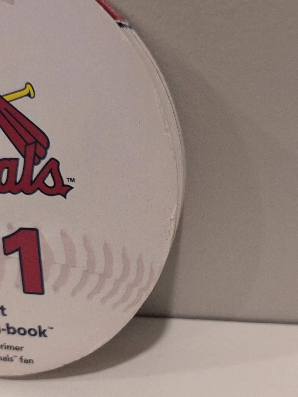 Cardinals 101 My First Team Board Book - Baseball White/Red MLB